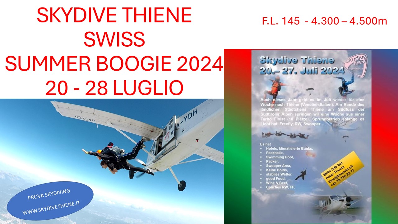 SKYDIVE THIENE BOOGIE